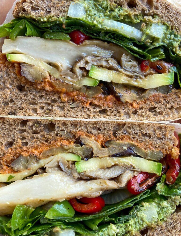 Read more about the article Double Pesto Grilled Veggie Sandwich