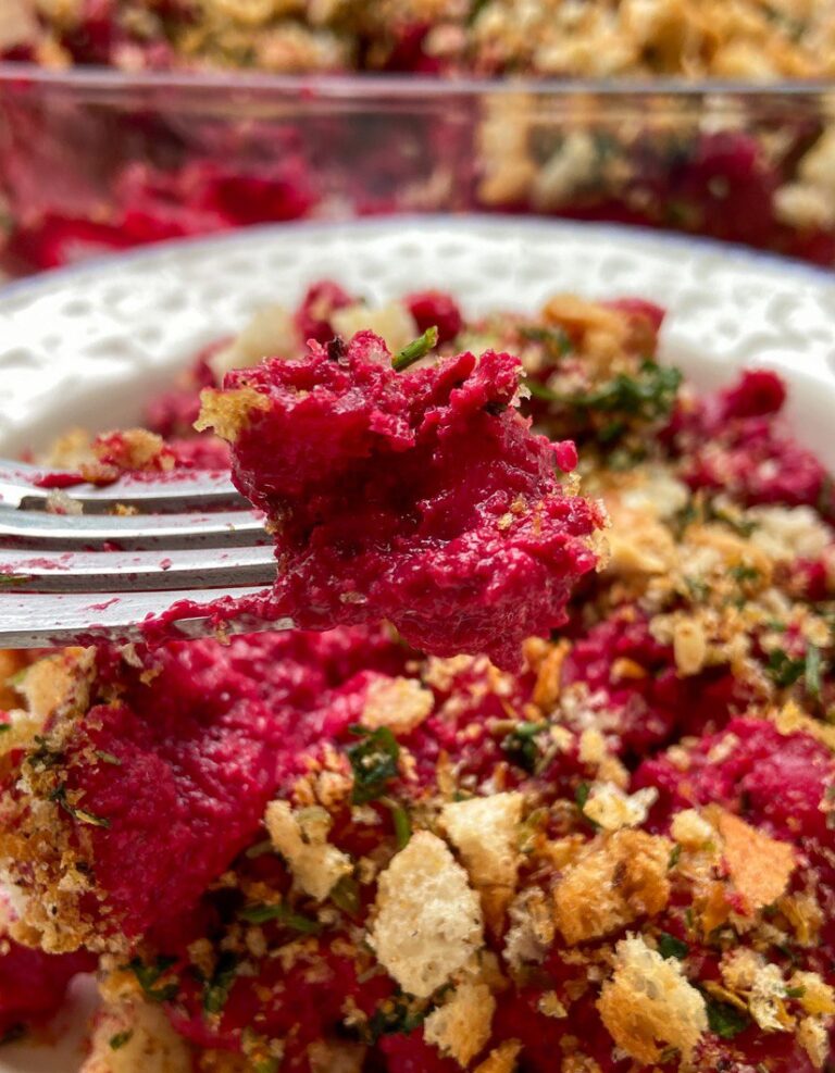 Read more about the article Beet Mac and Cheese