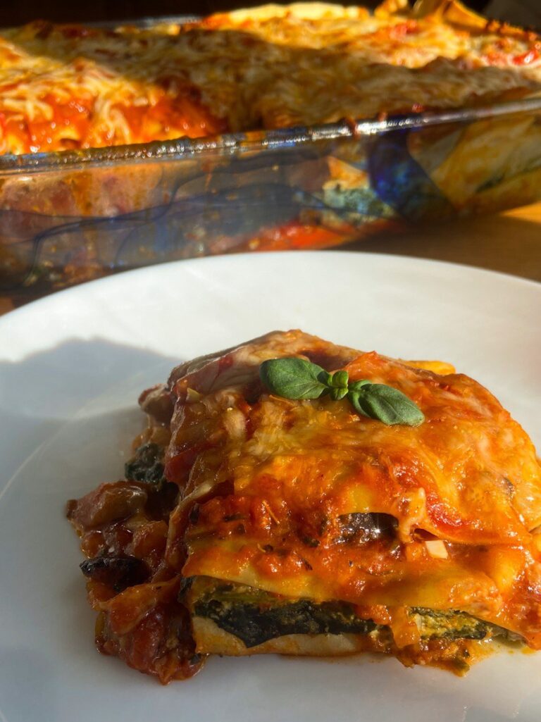 Homestyle Roasted Veggie Lasagna: